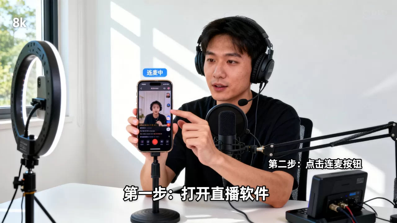 互相视频音频的直播怎么开？直播连麦功能怎么使用