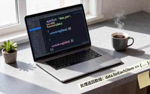 前端ajax数据数组代码怎么写？ajax请求返回数组如何处理