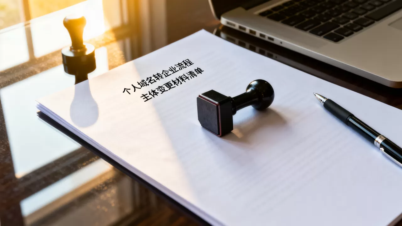 个人域名如何转企业?域名主体变更需要什么材料 个人域名如何转企业?域名主体变更需要什么材料