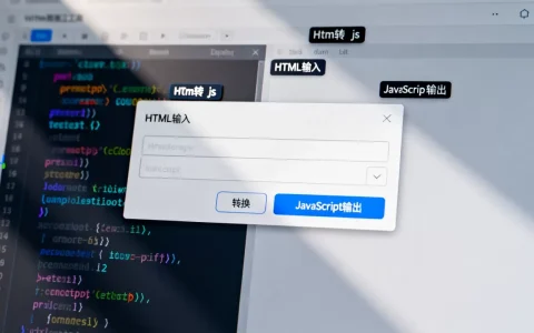 htm怎么转js？html转javascript代码在线工具