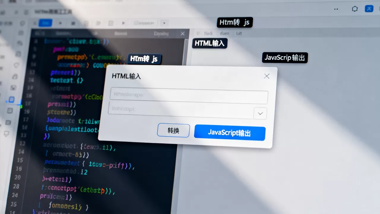 htm怎么转js?html转javascript代码在线工具 htm怎么转js?html转javascript代码在线工具
