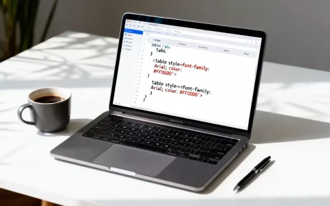 html表格字体怎么设置？html表格字体颜色代码