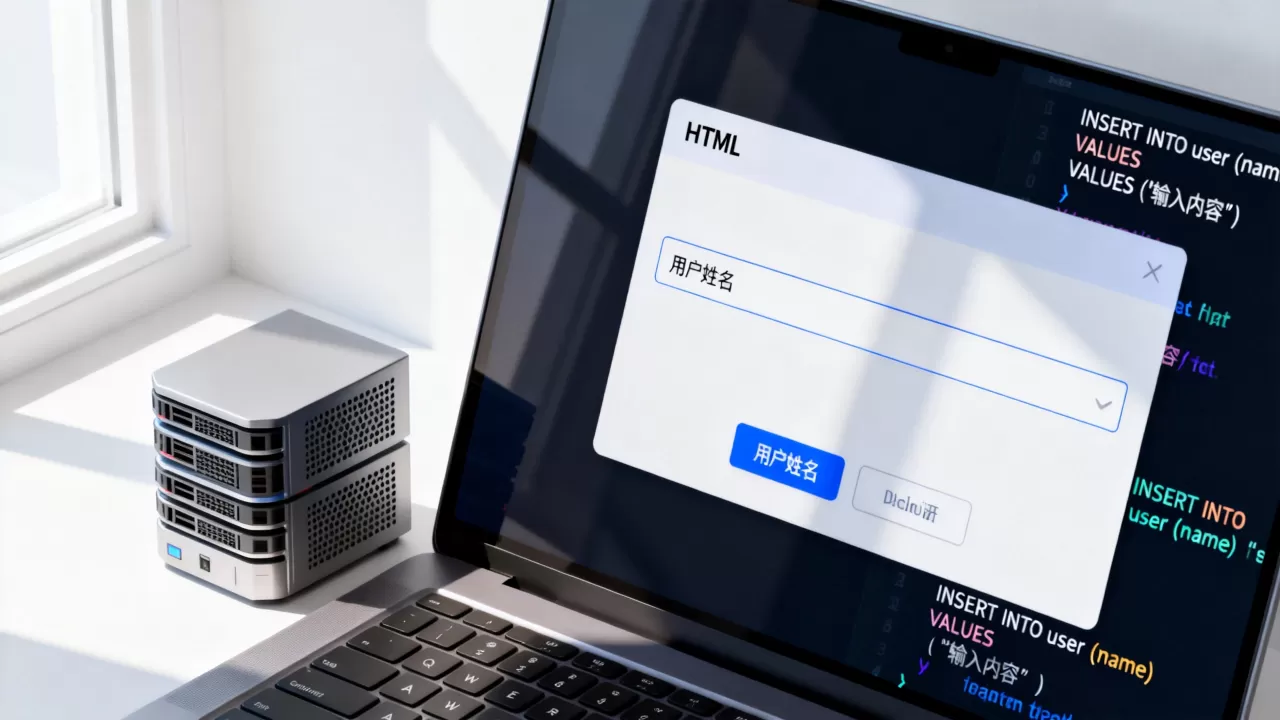 html输入框数据库如何存储？html输入框数据存入数据库的方法