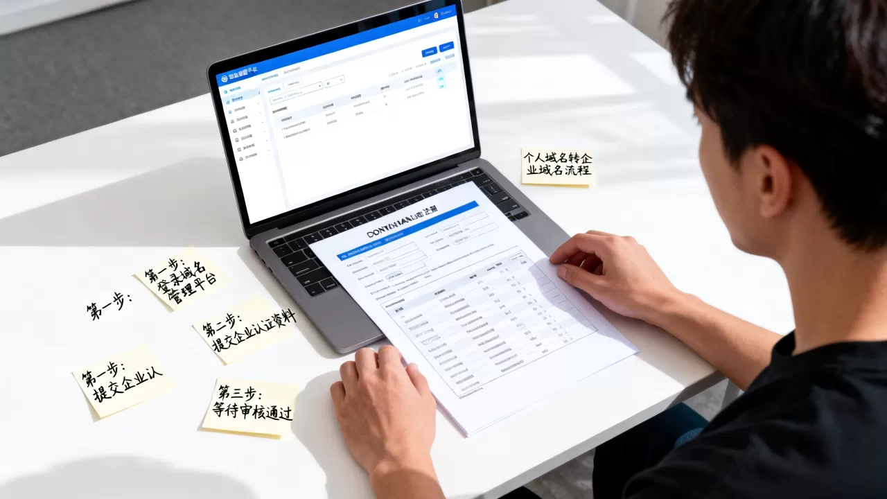 个人域名怎么转企业域名?个人域名转企业域名流程 个人域名怎么转企业域名?个人域名转企业域名流程