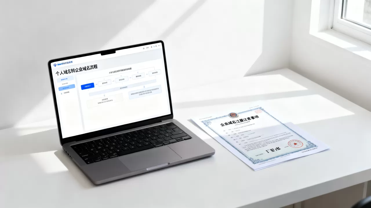 个人域名怎么转为企业域名?企业域名注册流程及注意事项 个人域名怎么转为企业域名?企业域名注册流程及注意事项
