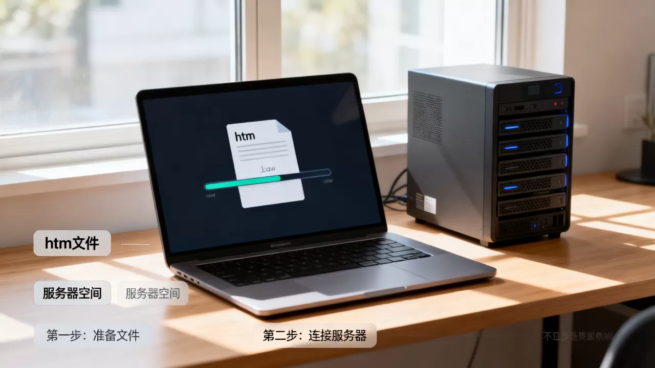 htm网页怎么传到服务器空间？ht文件上传到服务器教程