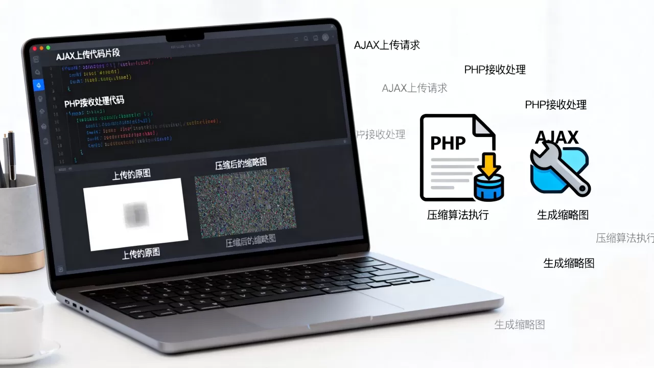 ajax上传图片到PHP并压缩图片显示的方法怎么做？php压缩图片体积