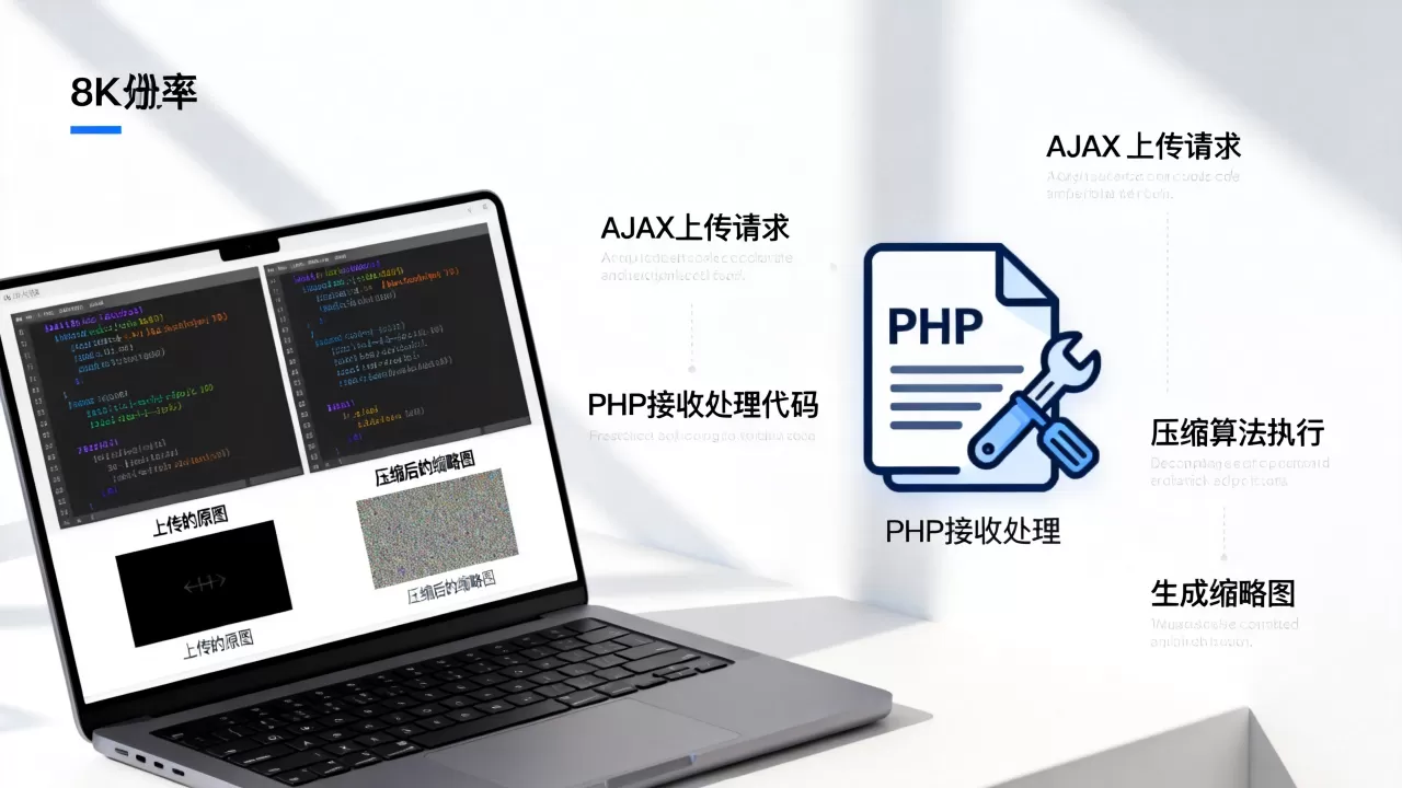 ajax上传图片到PHP并压缩图片显示的方法怎么做？php压缩图片体积