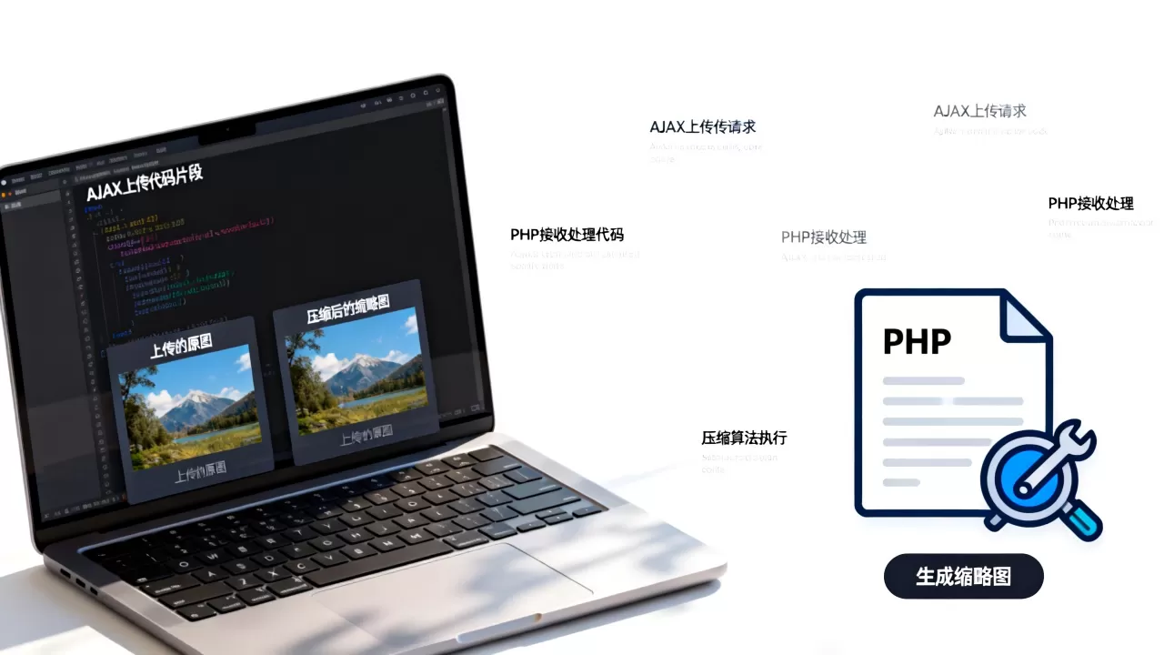 ajax上传图片到PHP并压缩图片显示的方法怎么做？php压缩图片体积