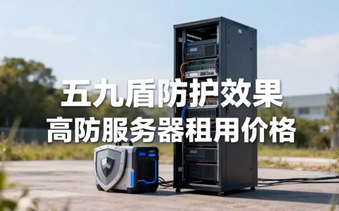 高防服务器五九盾防护效果如何？高防服务器租用价格多少钱一年