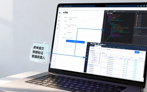 html表单数据如何存入数据库？前端表单提交到后端数据库教程