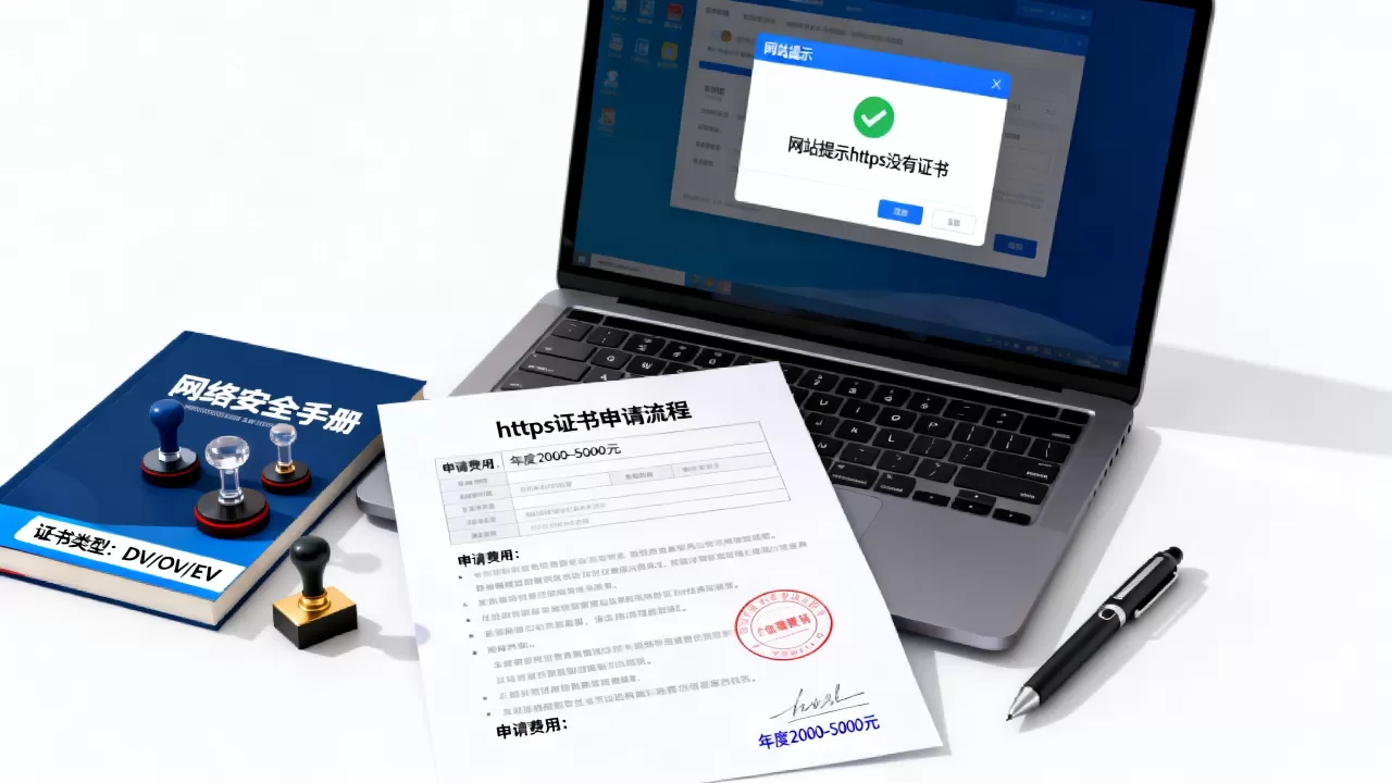 网站提示https没有证书怎么办？https证书申请费用及流程详解