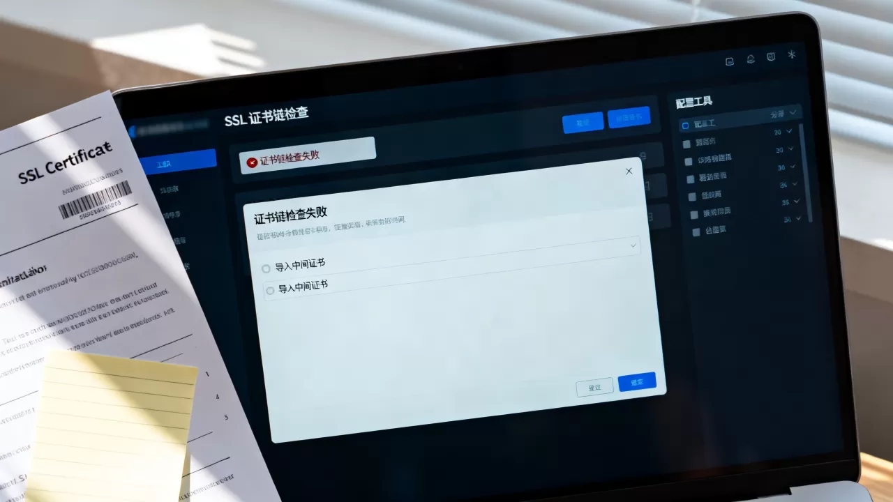 HTTPS检查指定证书链出错怎么办?如何配置SSL证书链 HTTPS检查指定证书链出错怎么办?如何配置SSL证书链