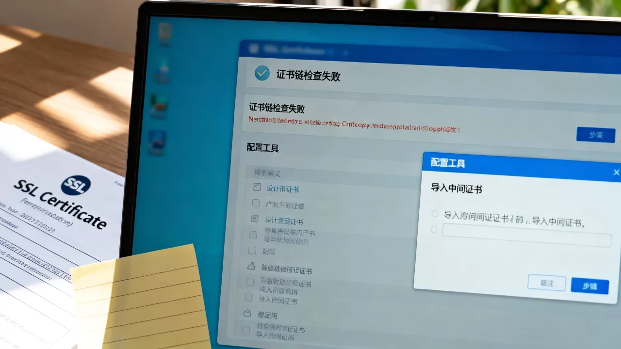 HTTPS检查指定证书链出错怎么办?如何配置SSL证书链 HTTPS检查指定证书链出错怎么办?如何配置SSL证书链