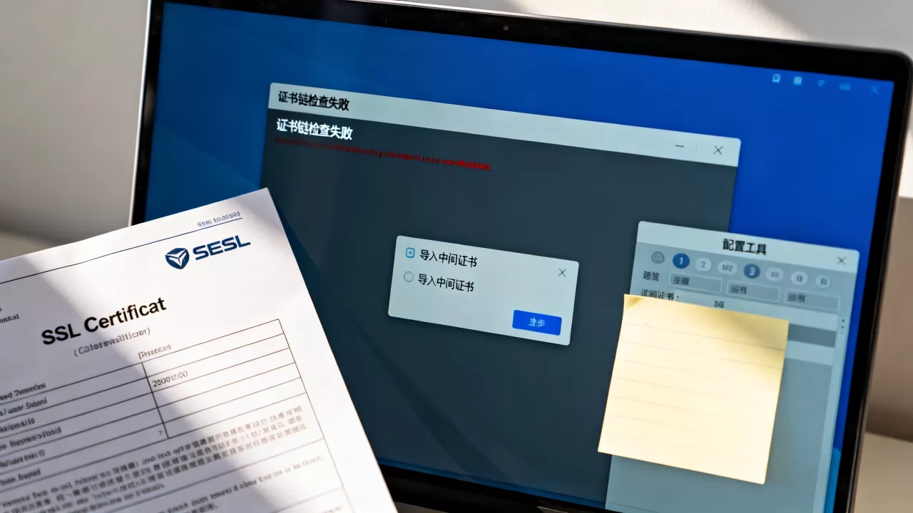 HTTPS检查指定证书链出错怎么办?如何配置SSL证书链 HTTPS检查指定证书链出错怎么办?如何配置SSL证书链