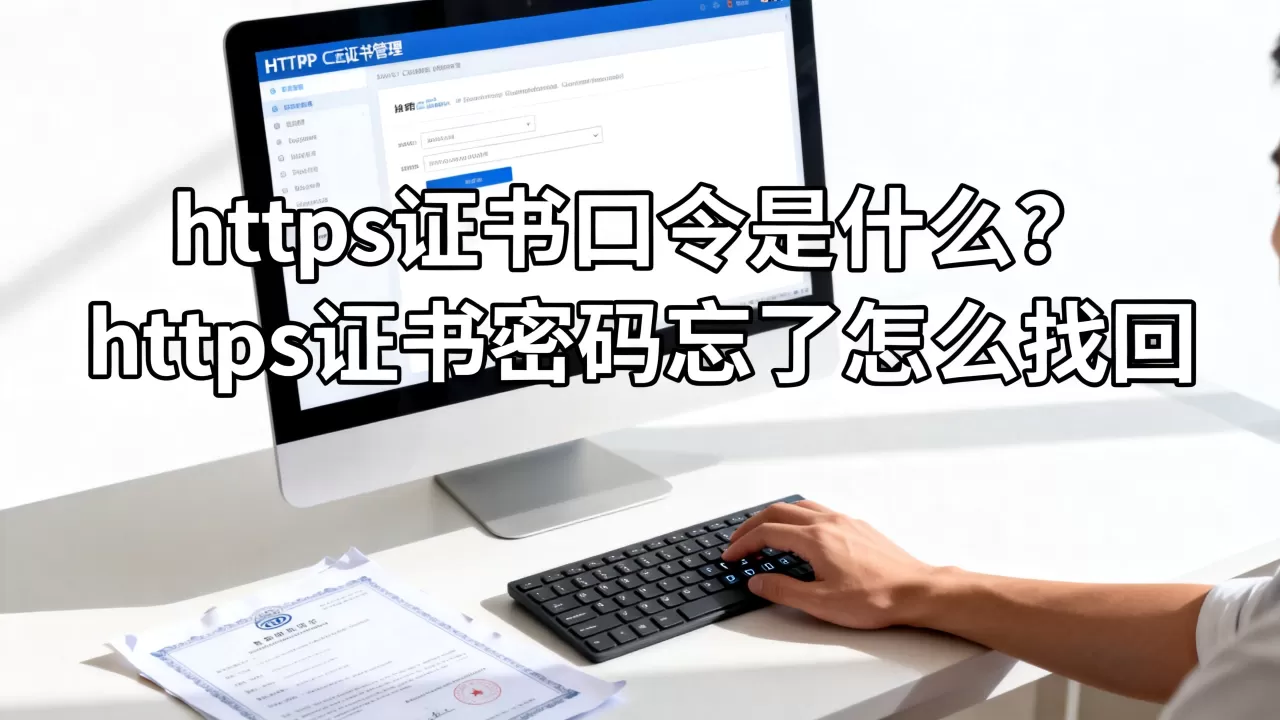 https证书口令是什么?https证书密码忘了怎么找回 https证书口令是什么?https证书密码忘了怎么找回