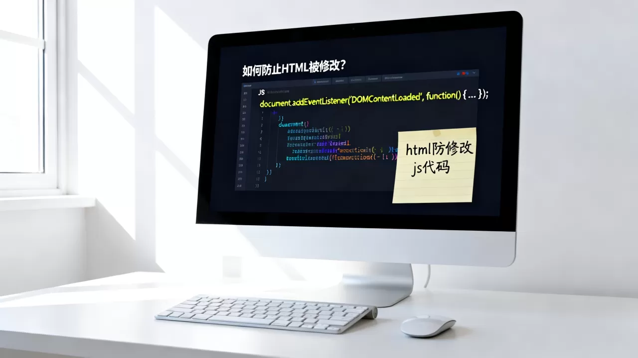 如何防止HTML被修改?html防修改js代码 如何防止HTML被修改?html防修改js代码