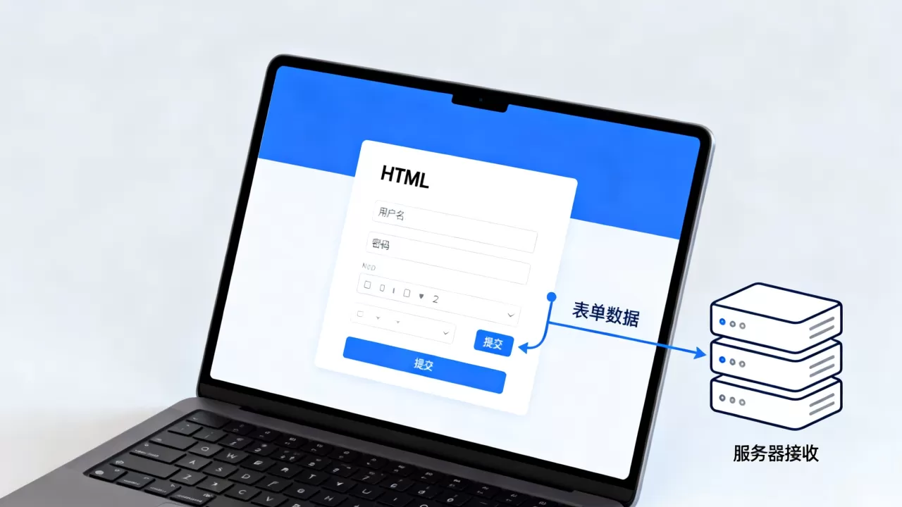 HTML表单怎么提交数据?前端表单数据传递方法 HTML表单怎么提交数据?前端表单数据传递方法