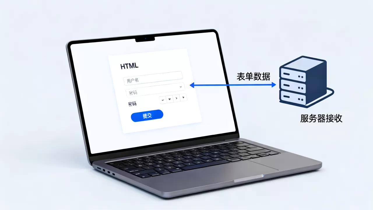 HTML表单怎么提交数据?前端表单数据传递方法 HTML表单怎么提交数据?前端表单数据传递方法