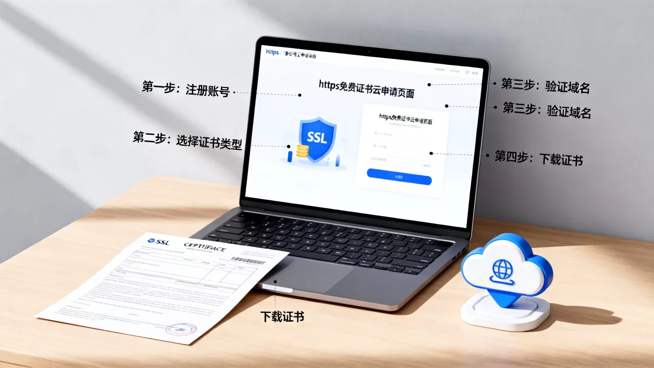 https免费证书云怎么用？申请免费SSL证书流程