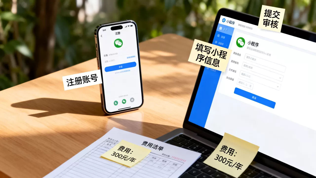 个人如何申请小程序？微信小程序申请流程及费用详解