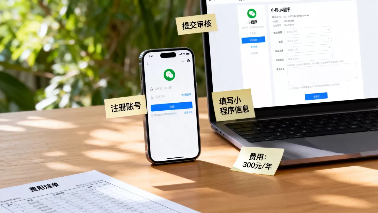 个人如何申请小程序？微信小程序申请流程及费用详解