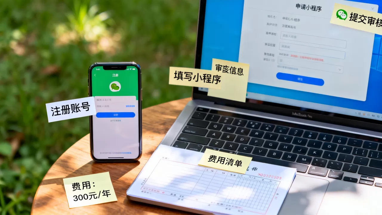 个人如何申请小程序？微信小程序申请流程及费用详解