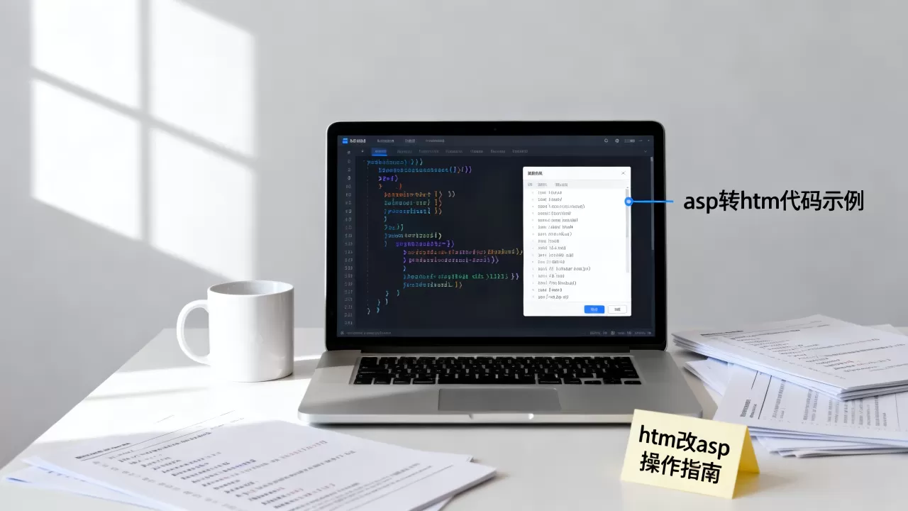 htm改asp怎么操作？asp转htm代码转换教程