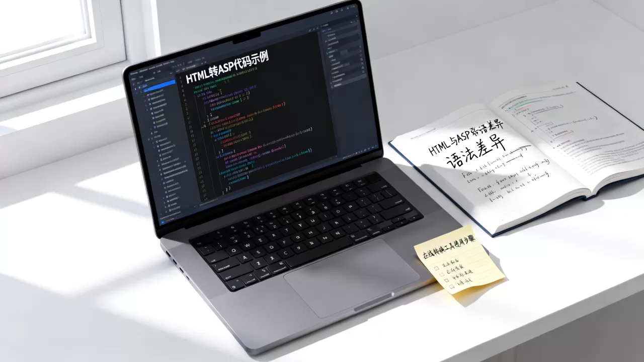 html怎么转换成asp？html转asp代码在线转换