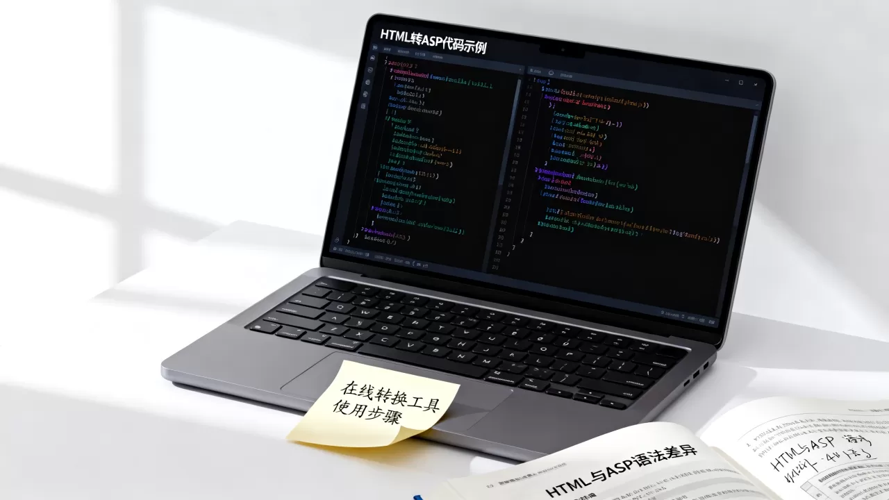 html怎么转换成asp？html转asp代码在线转换