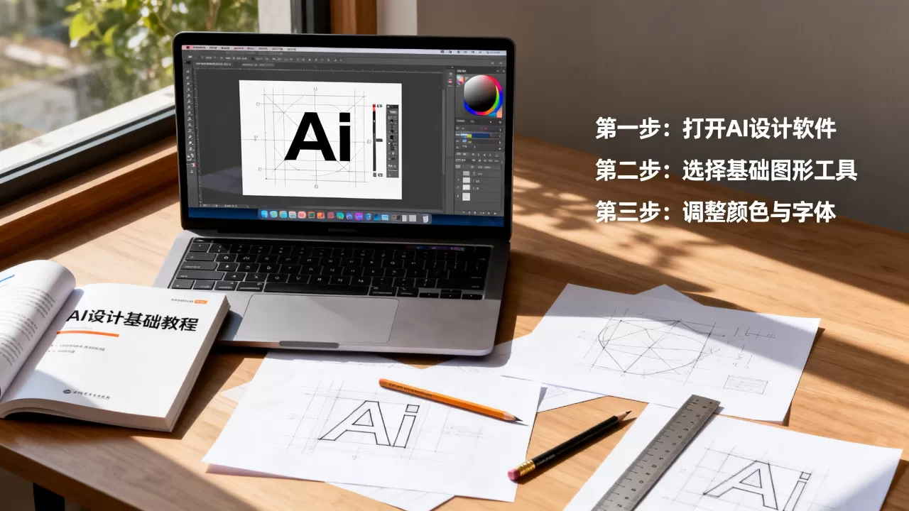 如何用AI设计logo？ai设计logo教程零基础入门