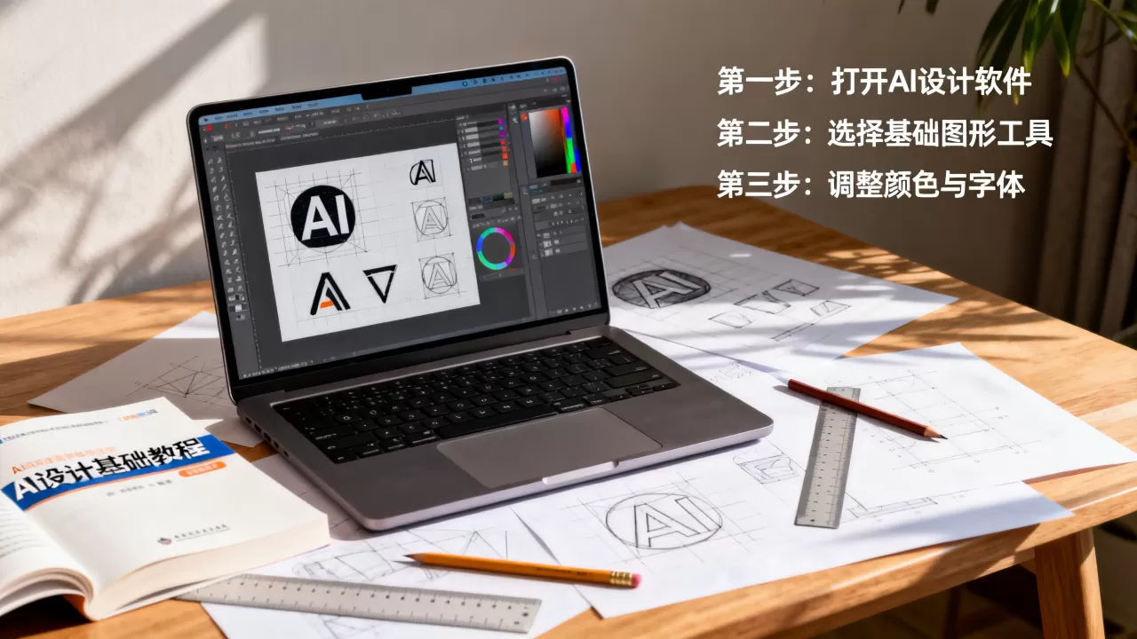 如何用AI设计logo？ai设计logo教程零基础入门