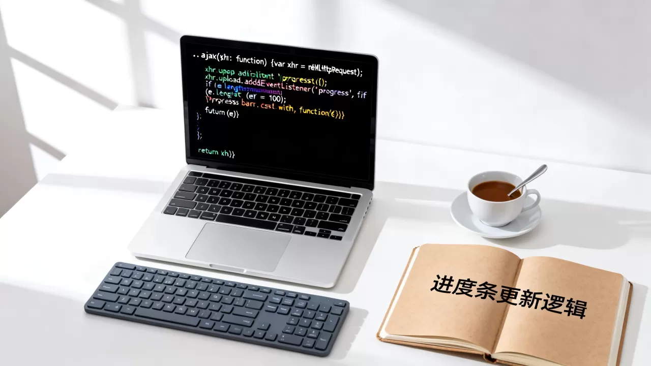 ajaxjs进度条特效怎么做？前端加载进度条代码怎么写