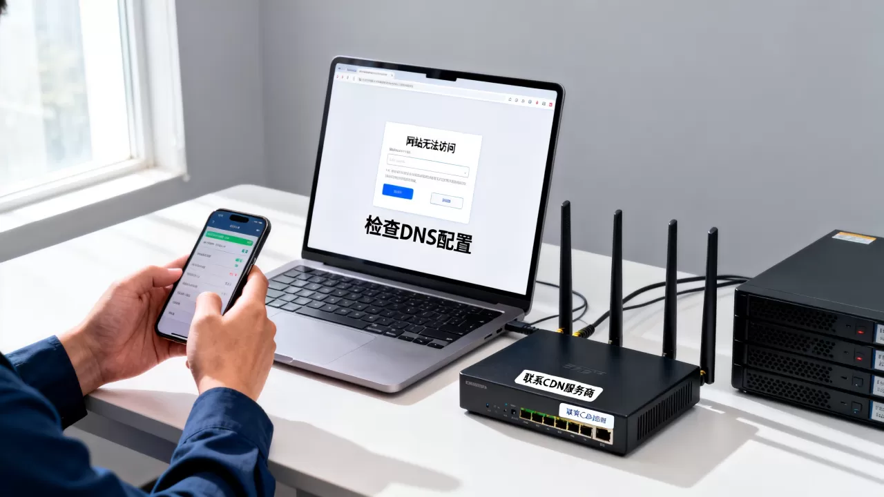 CDN切换后网站打不开怎么办？CDN切换失败怎么解决