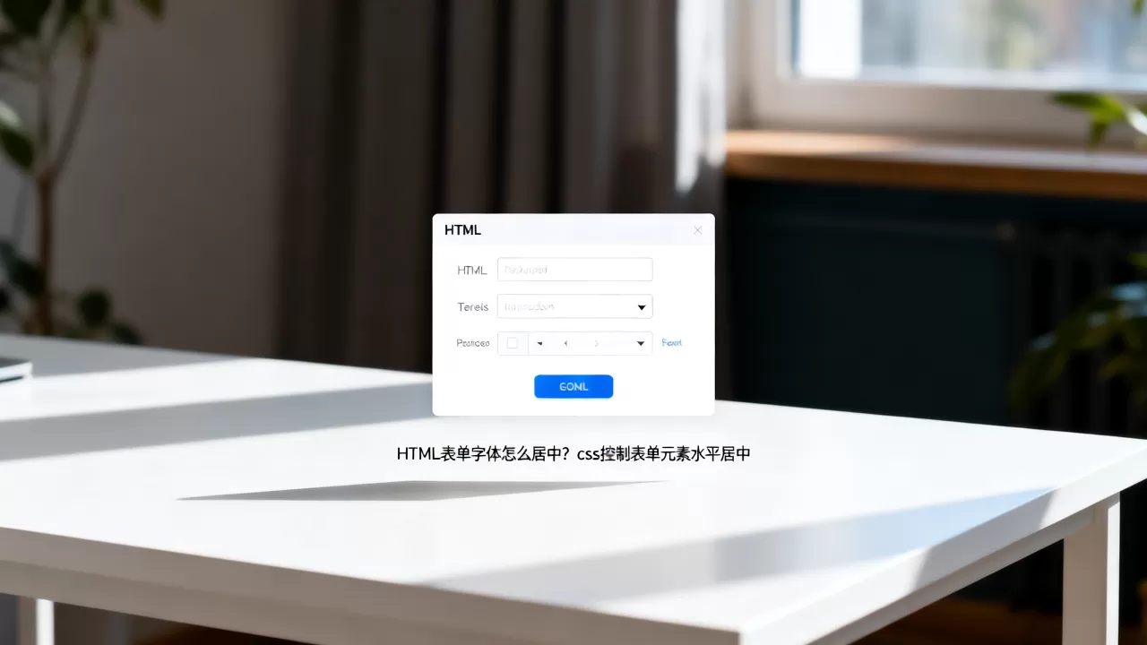 HTML表单字体怎么居中?css控制表单元素水平居中 HTML表单字体怎么居中?css控制表单元素水平居中