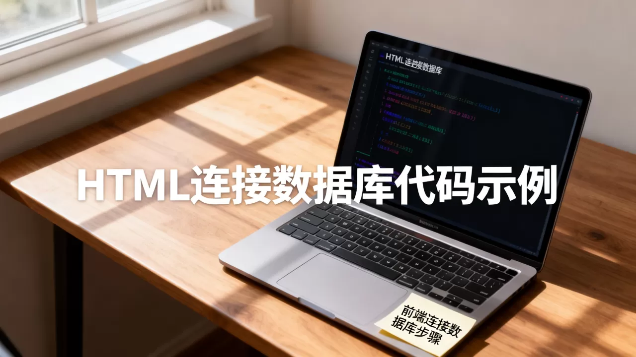 HTML如何链接数据库？前端连接数据库的方法
