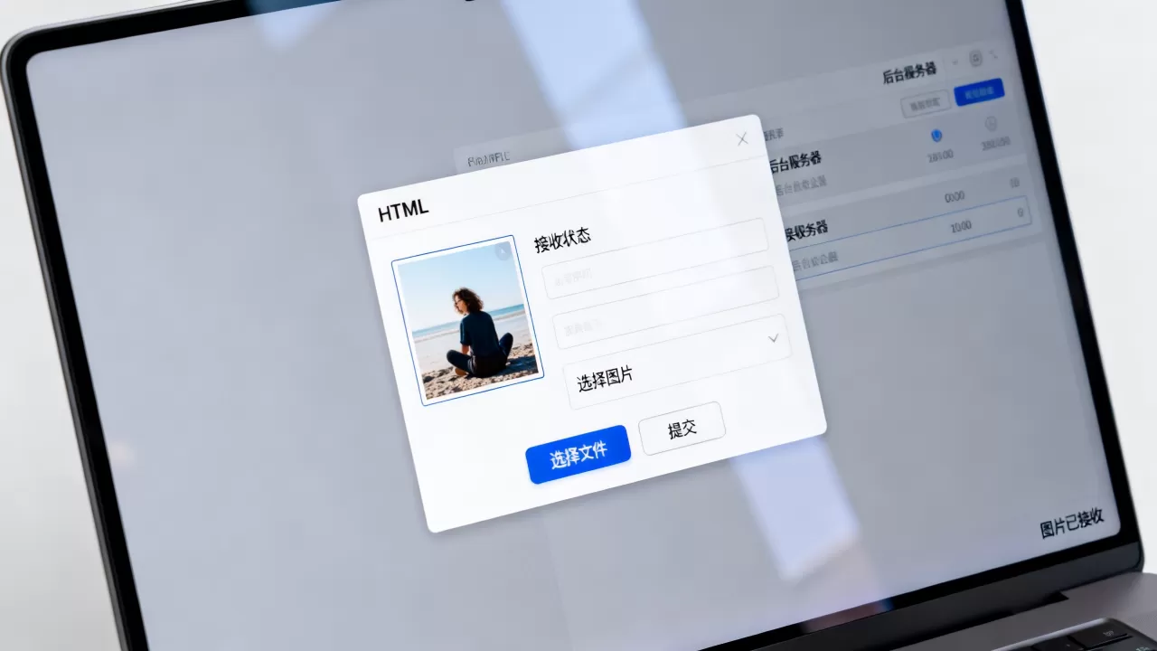 HTML表单如何提交图片？html表单图片提交后台接收