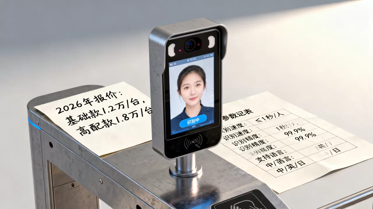 人脸设备识别闸机到底多少钱?2026年最新报价及参数详解 人脸设备识别闸机到底多少钱?2026年最新报价及参数详解
