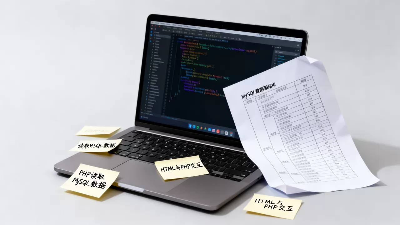 HTML能直接调用PHP数据库吗？php读取mysql数据