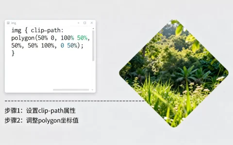 HTML菱形图片怎么做？html图片裁剪成菱形代码