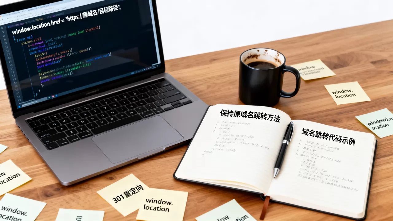 html跳转如何保持原域名?域名跳转代码怎么写 html跳转如何保持原域名?域名跳转代码怎么写
