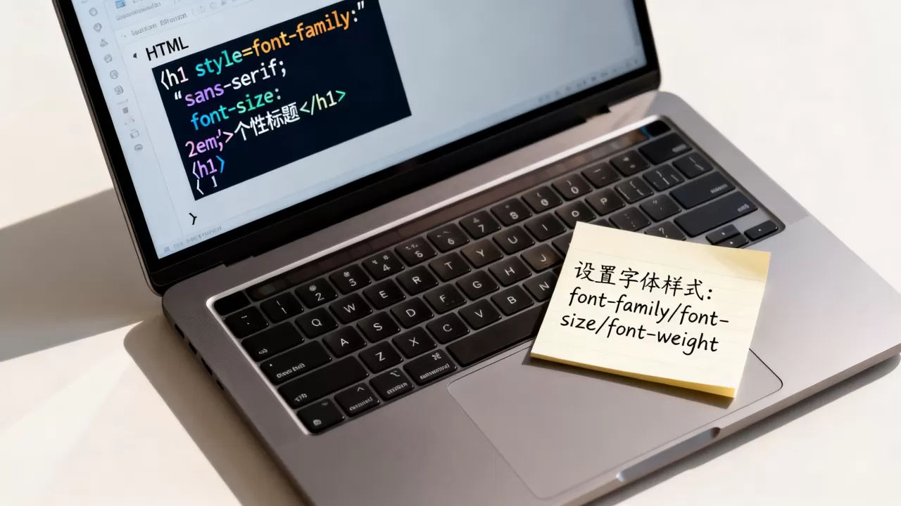 HTML里个性的字体怎么设置？网页字体样式代码
