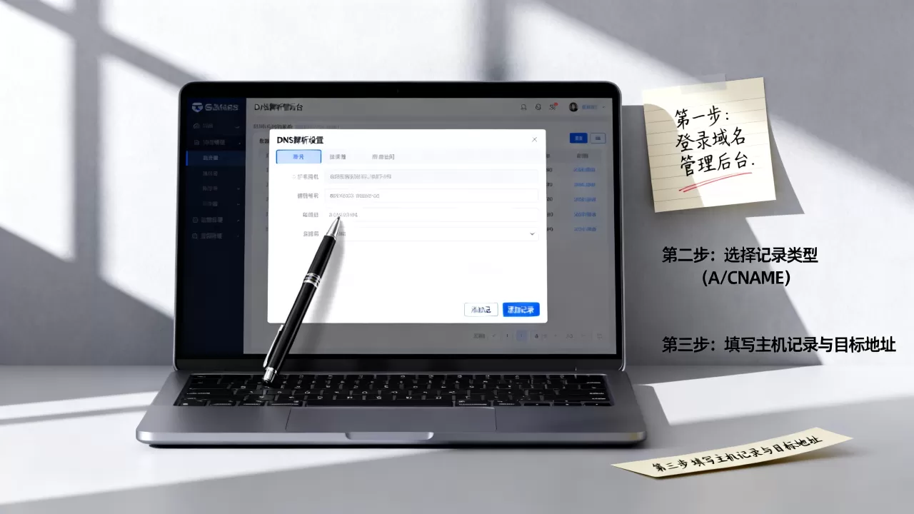 html怎么配置域名？域名解析设置教程