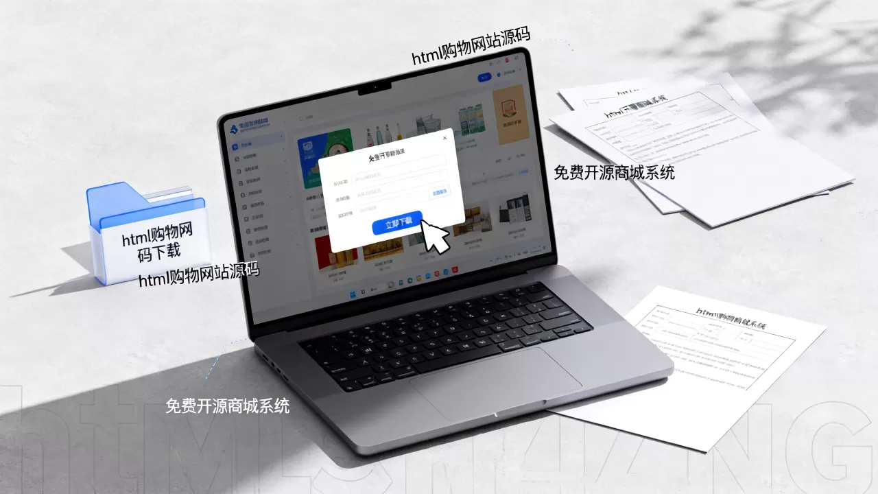 html购物网站源码怎么下载？免费开源商城系统源码