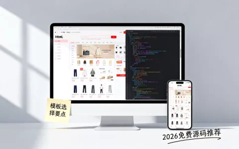 html购物网站模板怎么选择？2026最新免费源码推荐