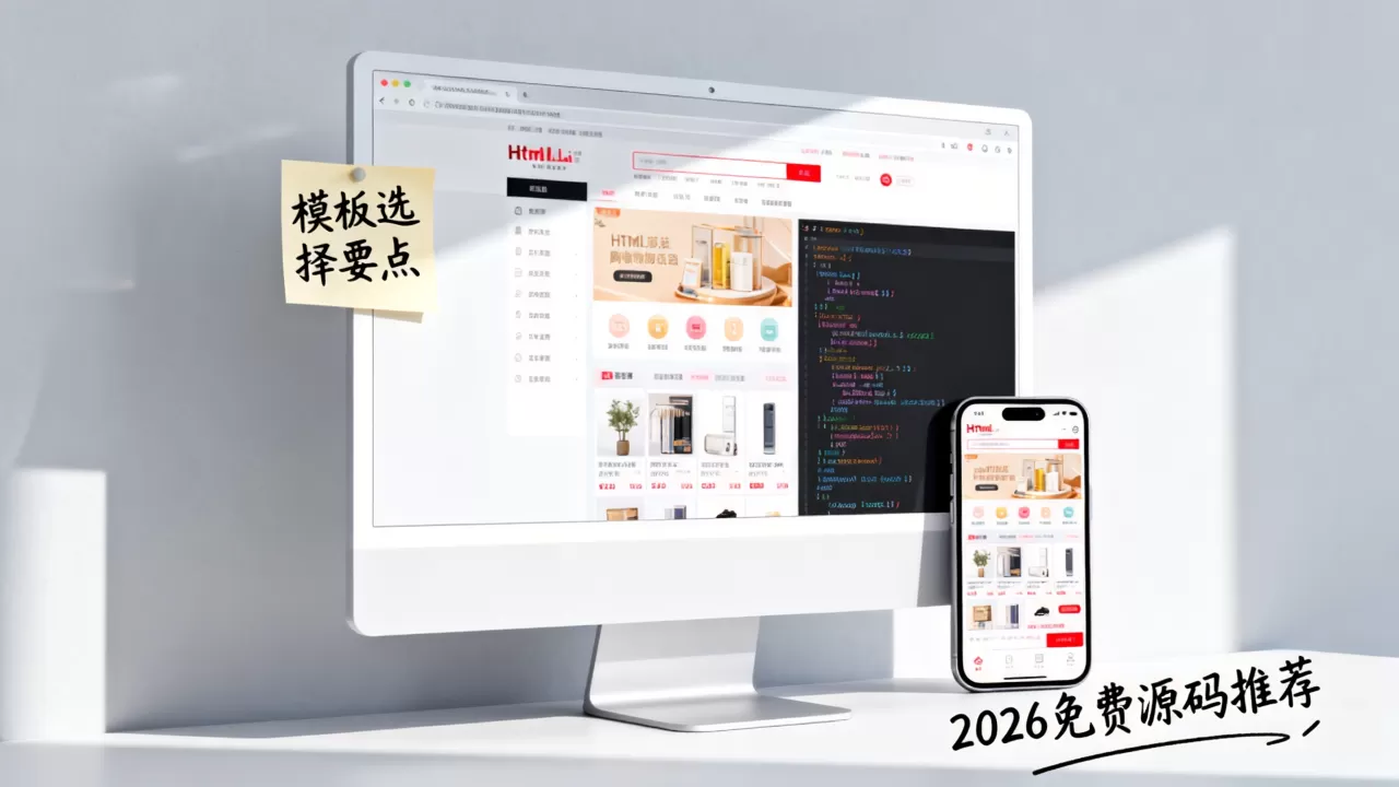 html购物网站模板怎么选择?2026最新免费源码推荐 html购物网站模板怎么选择?2026最新免费源码推荐