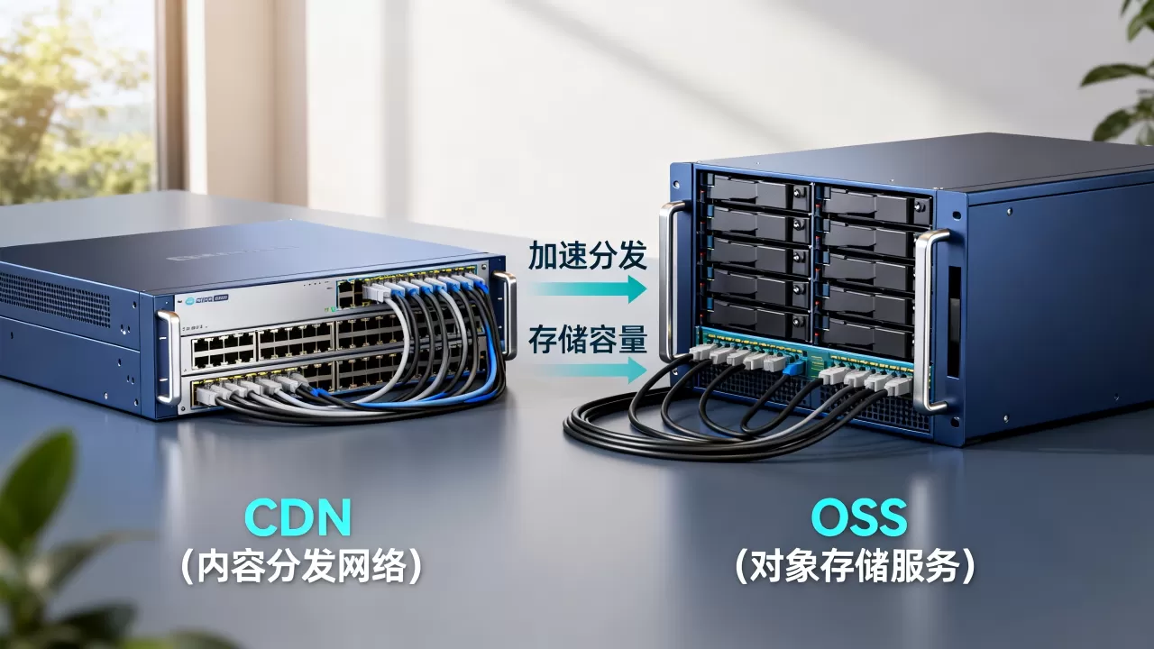 cdn和oss区别是什么？oss和cdn哪个更适合存储