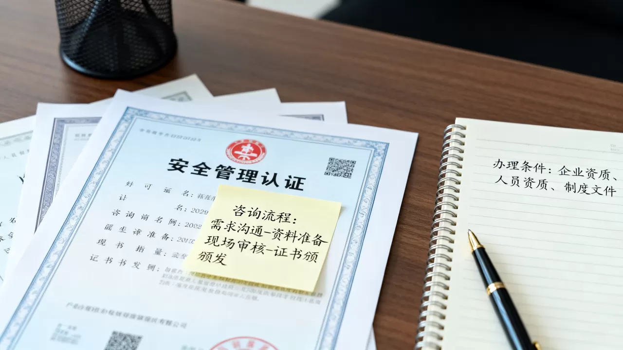 安全管理认证咨询怎么做?办理安全管理认证需要哪些条件 安全管理认证咨询怎么做?办理安全管理认证需要哪些条件