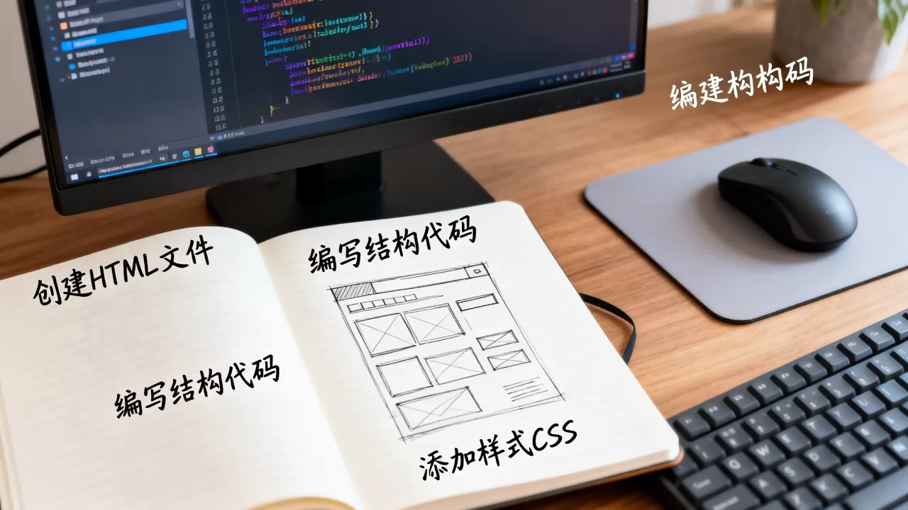 html网页静态页面怎么做？html静态网页制作教程