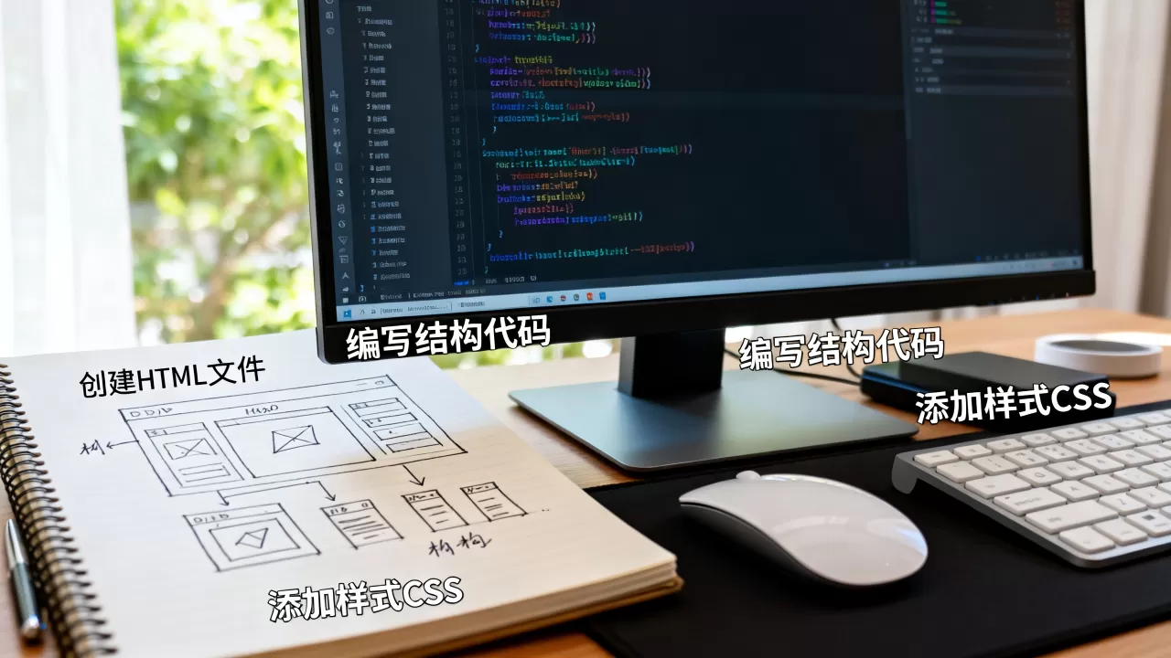 html网页静态页面怎么做？html静态网页制作教程